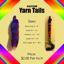 Yarntails Commission Price Sheet