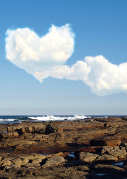 heart shaped cloud