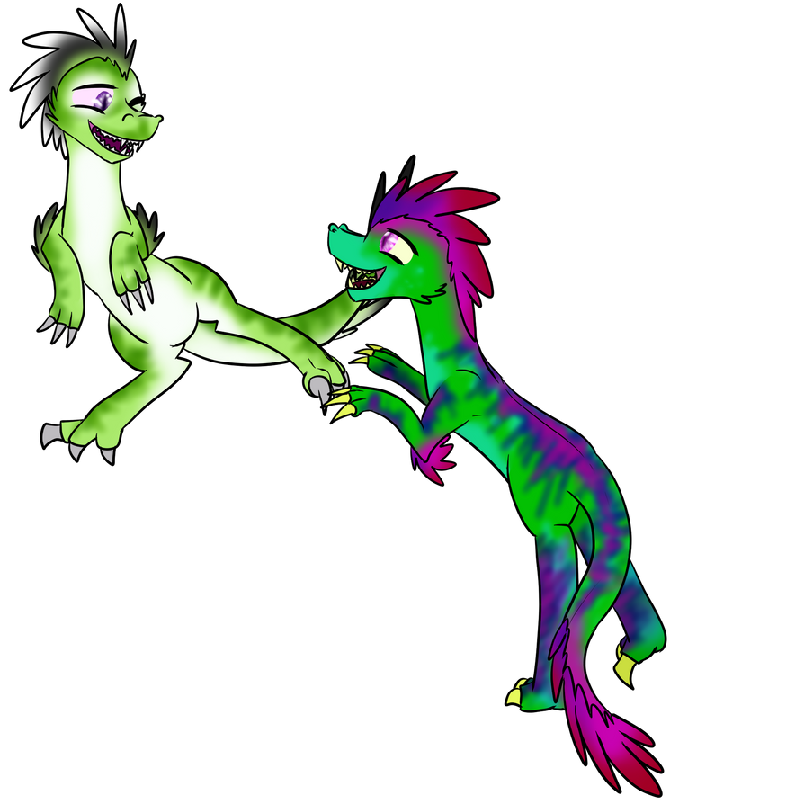 2 Raptor Friends Raptor Buddies by LastbutnotAlise on DeviantArt