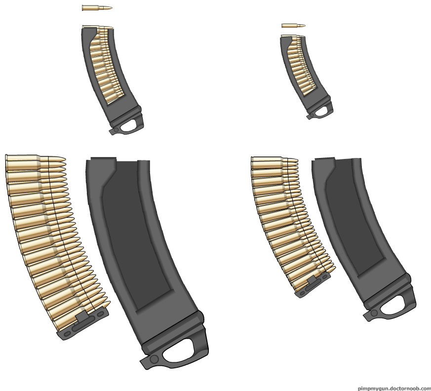 SA - 30 Round Curved Mags