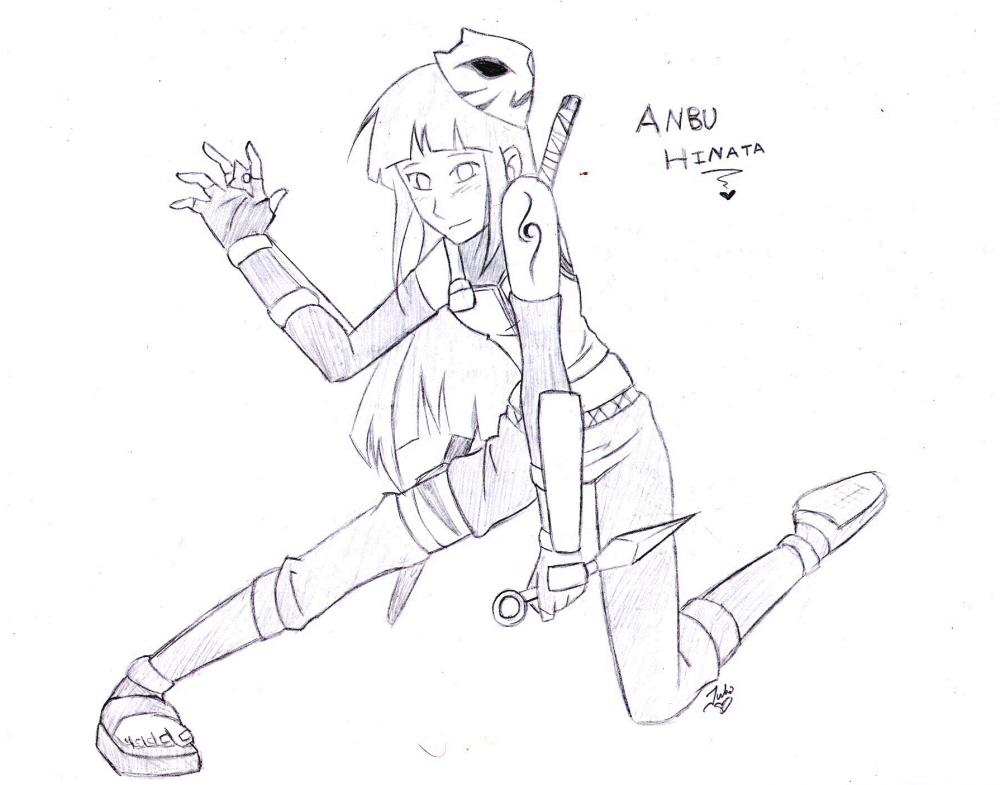 ANBU Hinata sketch