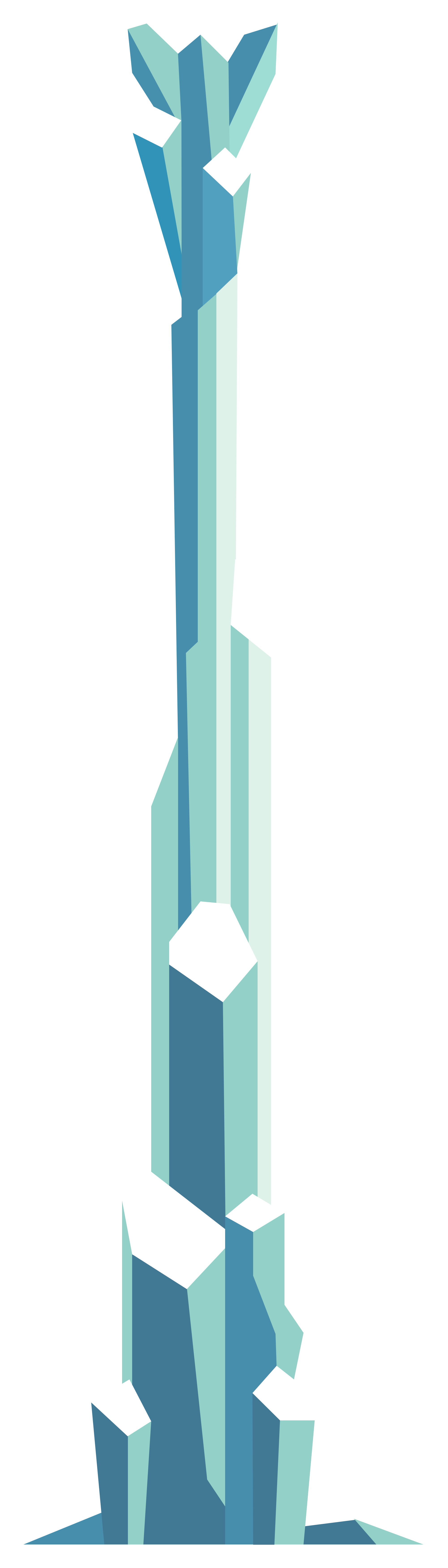 crystal column