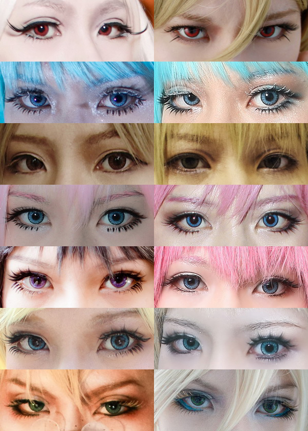 Cosplay eyes make up collection #4