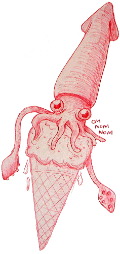 Theres a Squid in your Cone...