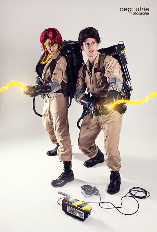 Ghostbusters - Janine Melnitz and Egon Spengler