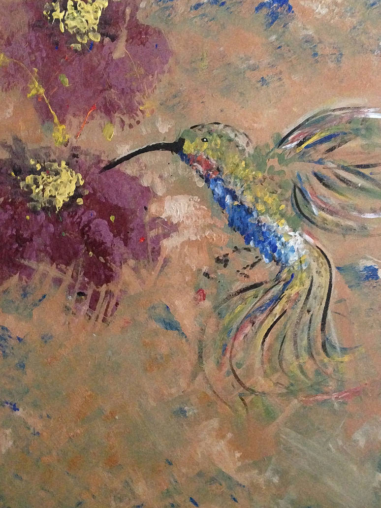Hummingbird abstract