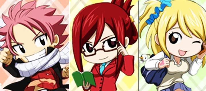 natsu,erza and lucy