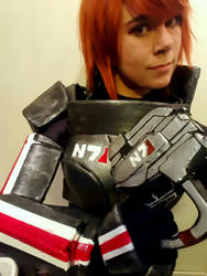 Female Commander Shepard Armor update