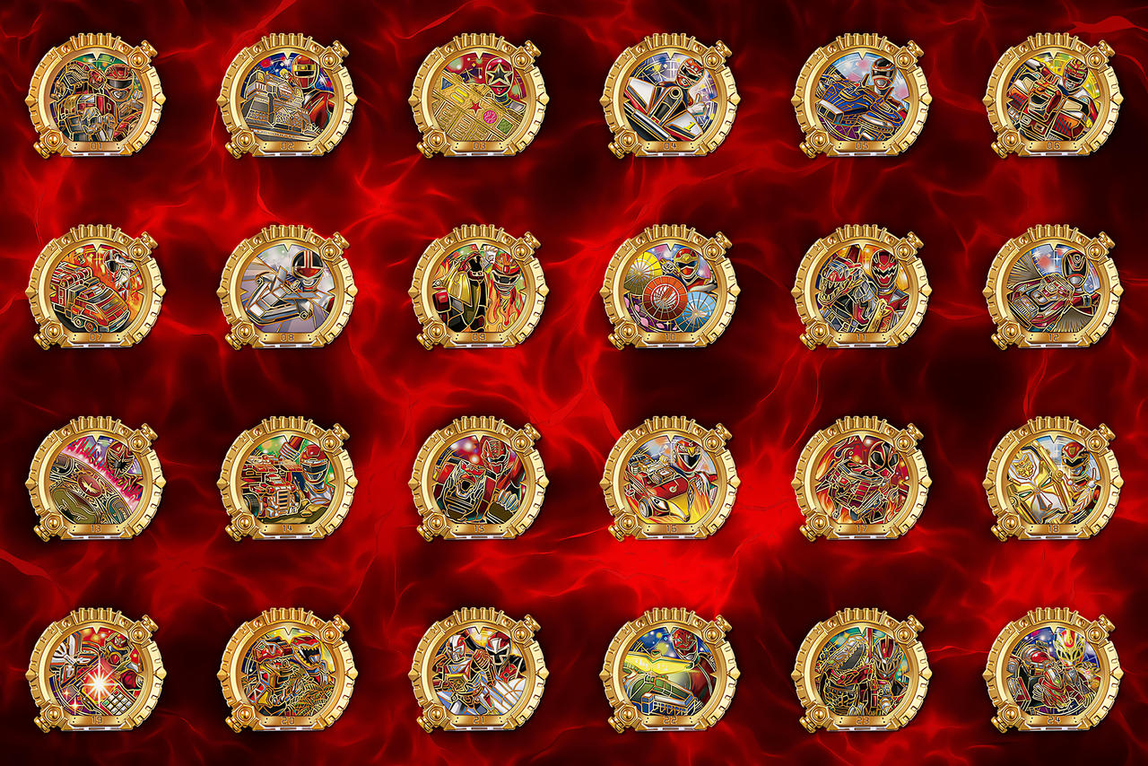 Power Ranger Rings by dyneal on DeviantArt
