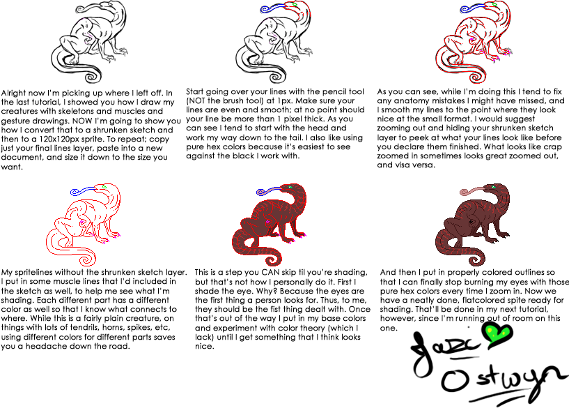 TUTORIAL: How I Sprite_ part 2 by JaziSnake on DeviantArt