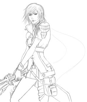 Lightning Lineart