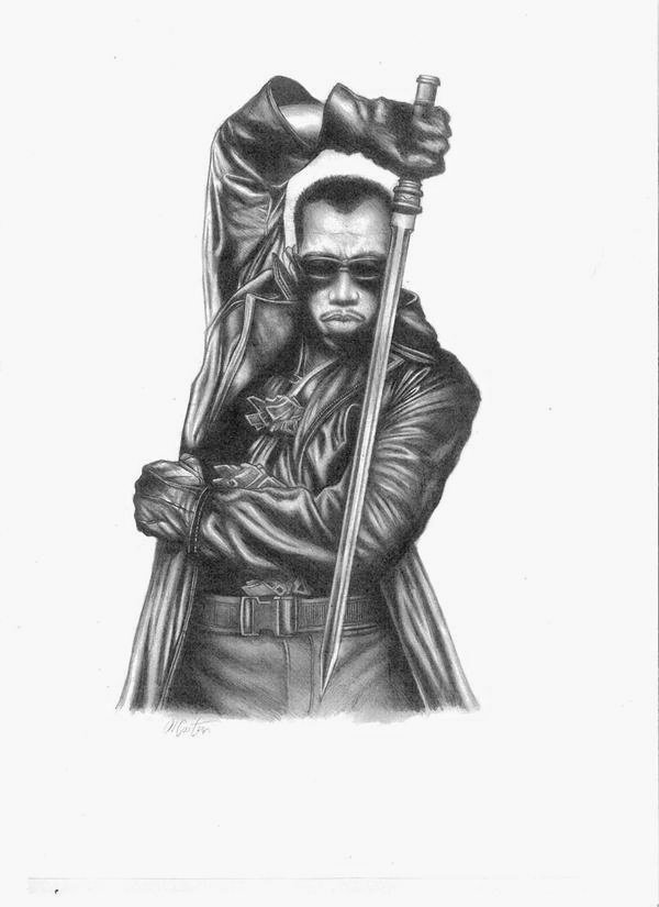 Blade, Pencil Sketch by GARTART on DeviantArt