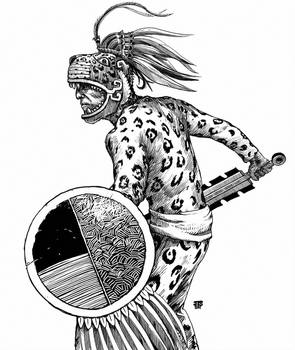 Aztec Jaguar Warrior