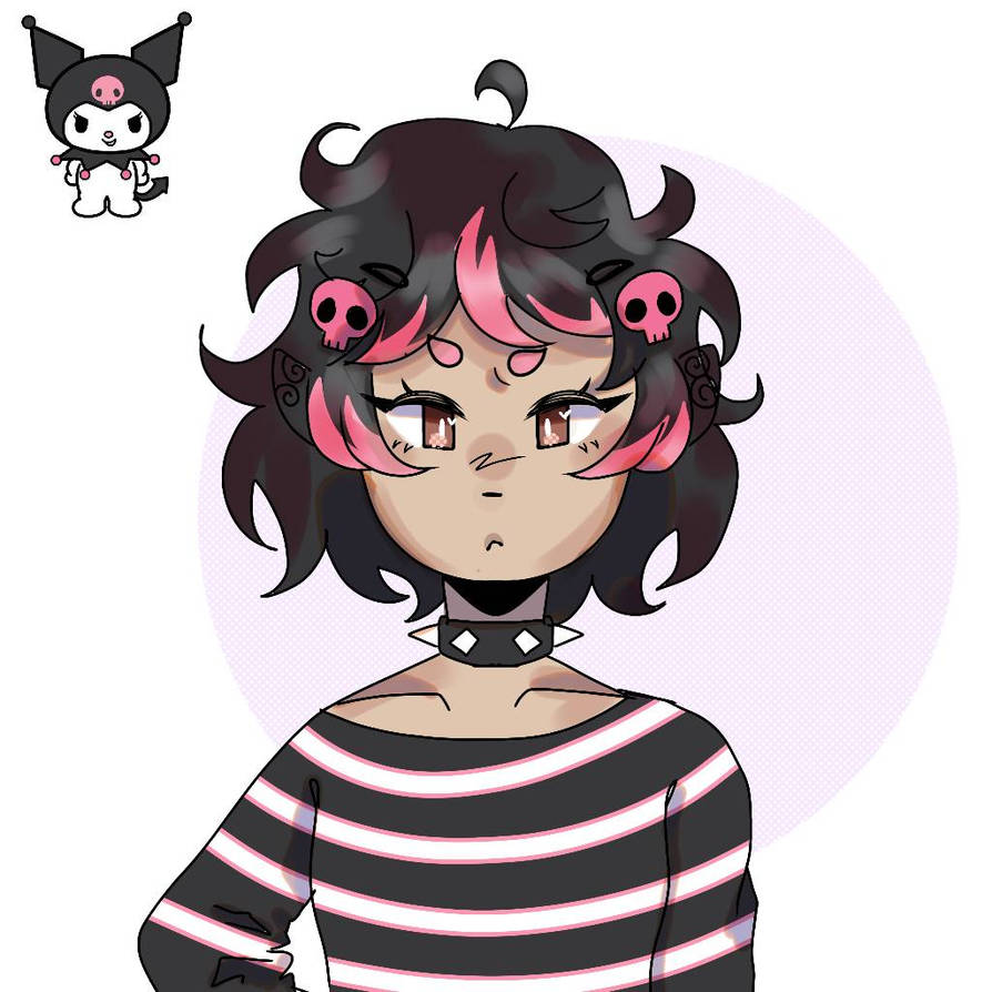 Human!Kuromi by gre3nvoid on DeviantArt