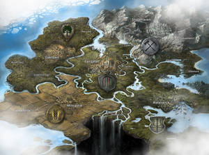 Fantasy Game Map