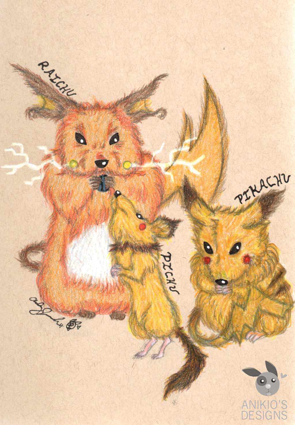 Pikachu Mutations Pokemon: Pikachu Evolutions by Anikio7 on DeviantArt