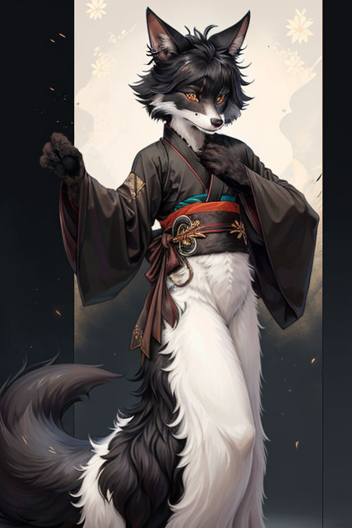 chinese furry wolf by shenmifangke on DeviantArt