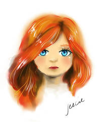 little red haired girl