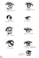 Shoujo Manga Couple Eyes P1