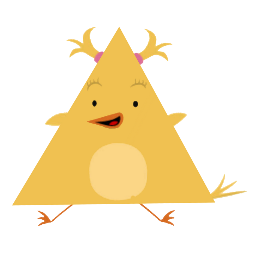 Birdee Triangle Bird by AlphabetBrainzy on DeviantArt