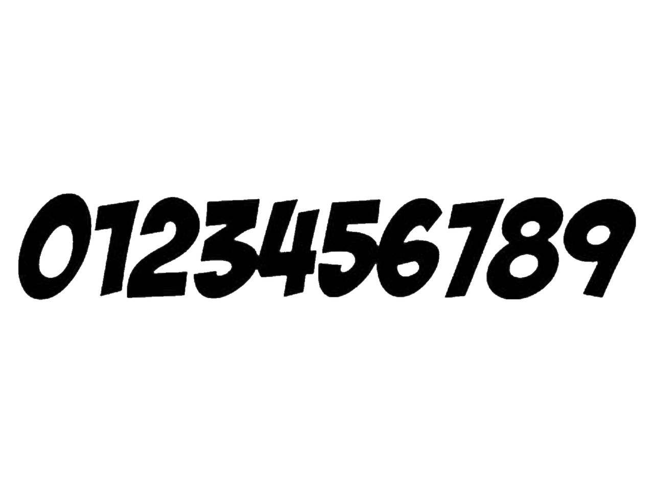 Comic Font Numbers by AlphabetBrainzy on DeviantArt
