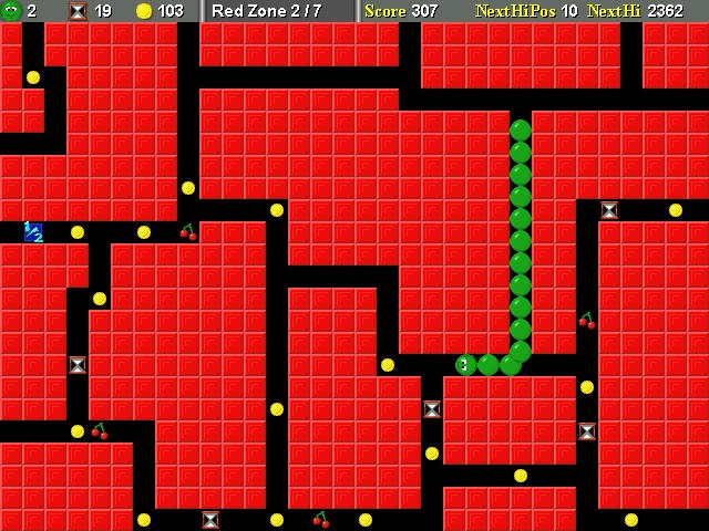 Green Snake computer game. by SableUnstable on DeviantArt