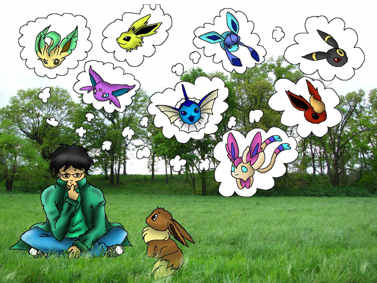 Top 7 Eevolutions Title Card- Commission by Dracoknight545 on DeviantArt