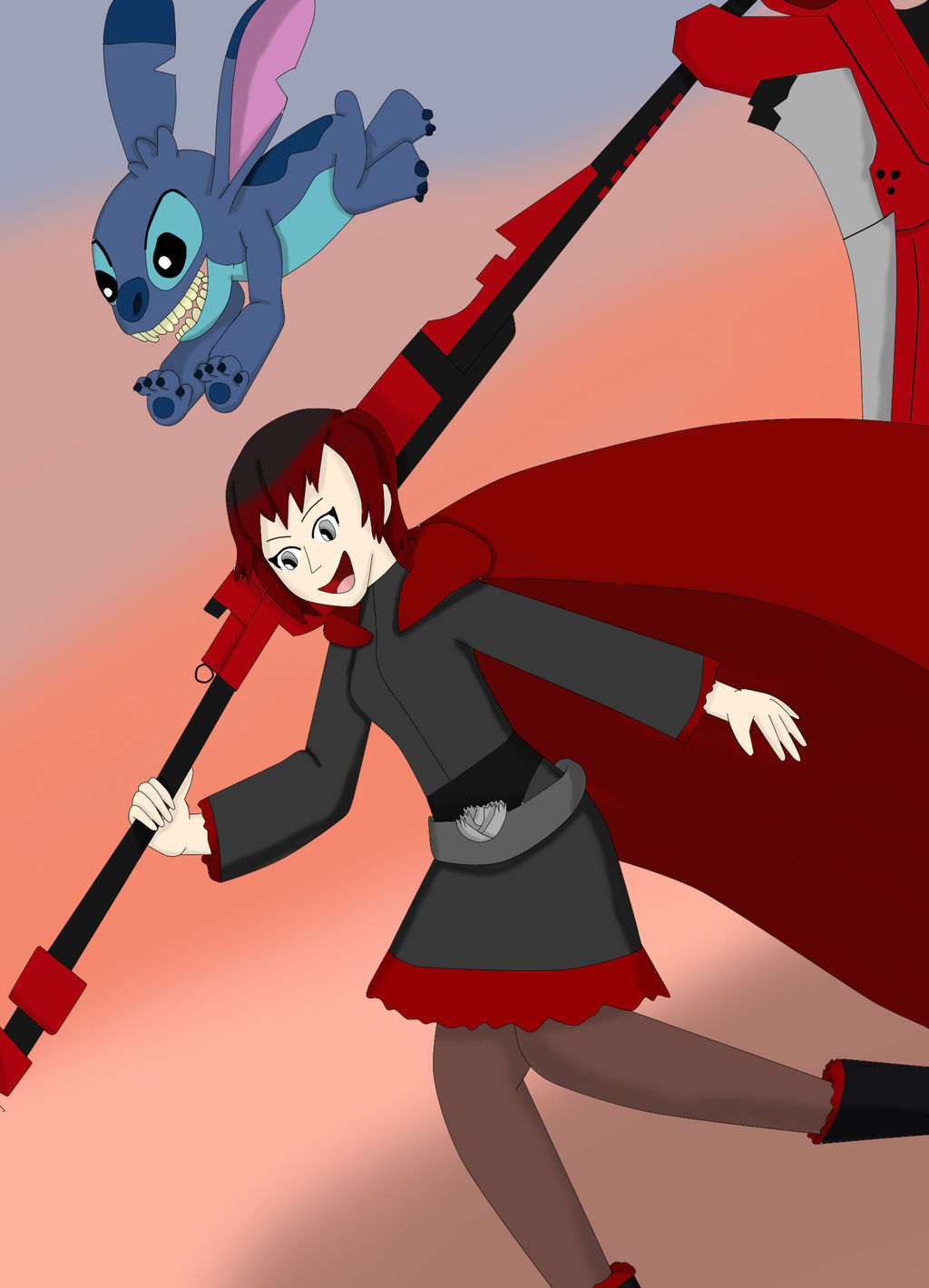 Ruby and Stitch by Dracoknight545 on DeviantArt