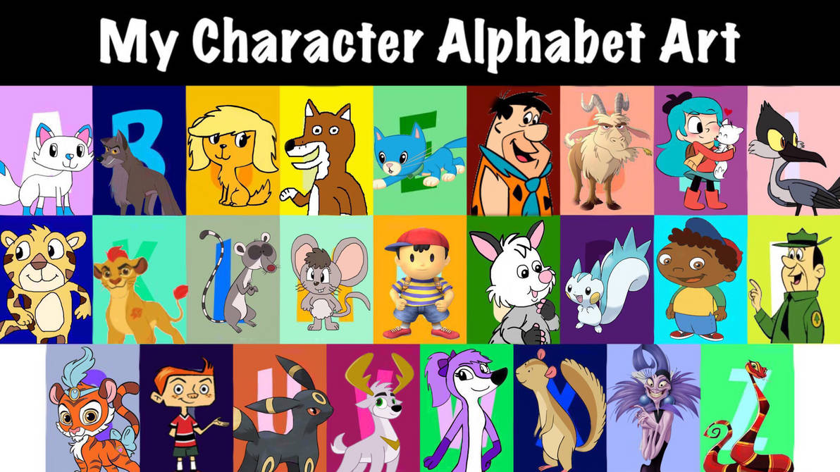 My Character Alphabet Art (darina3) by darina3 on DeviantArt