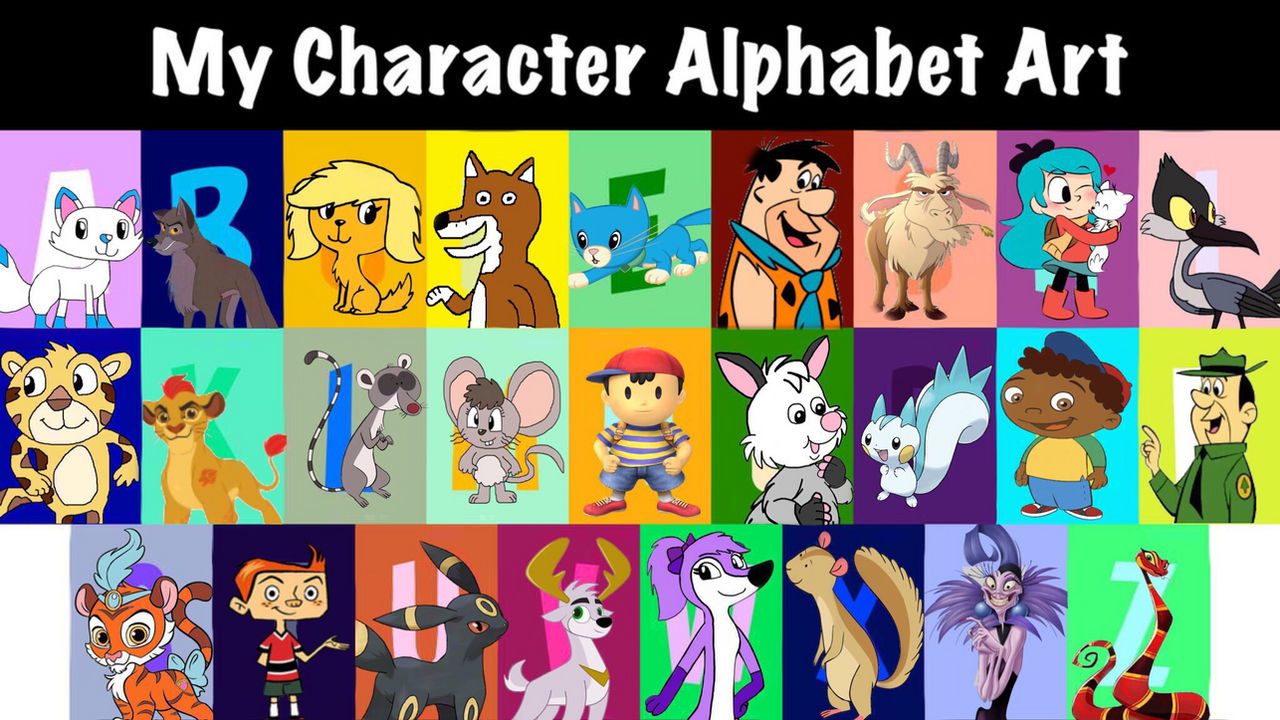 My Character Alphabet Art (darina3) by darina3 on DeviantArt