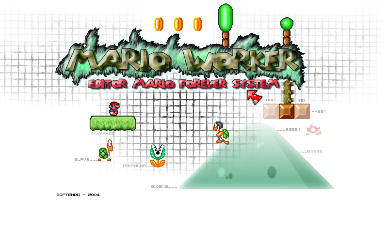 Old Mario Worker Title Art