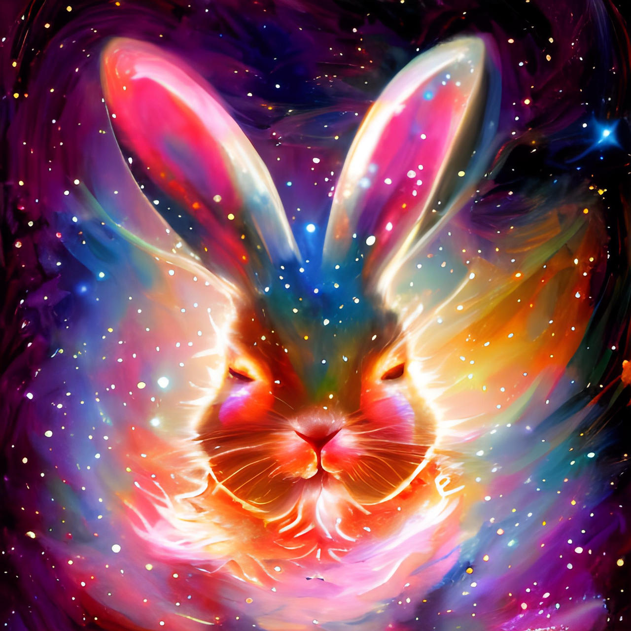 Cosmic Rabbit by angelandspot on DeviantArt