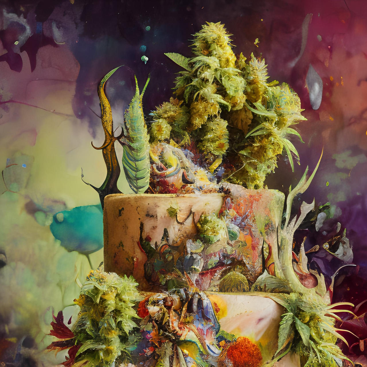 Wedding Cake Cannabis by angelandspot on DeviantArt