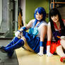Fire and Water - Sailor Mars and Mercury Cosplay