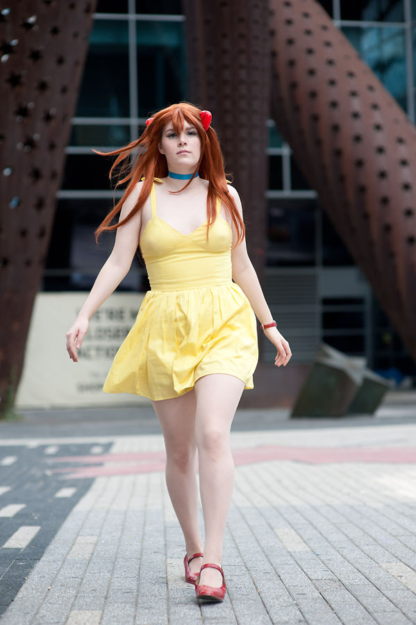 Out of My Way - Asuka Yellow Sundress Cosplay by WorstWaifu on DeviantArt Out of My Way - Asuka Yellow Sundress Cosplay by WorstWaifu on DeviantArt