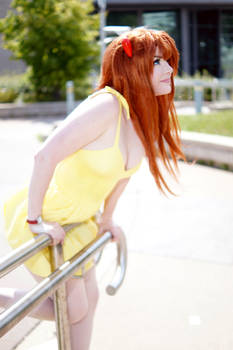 Asuka Cosplay Yellow Dress - Look Forward