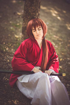 Samurai X Cosplay - A Moment Of Rest