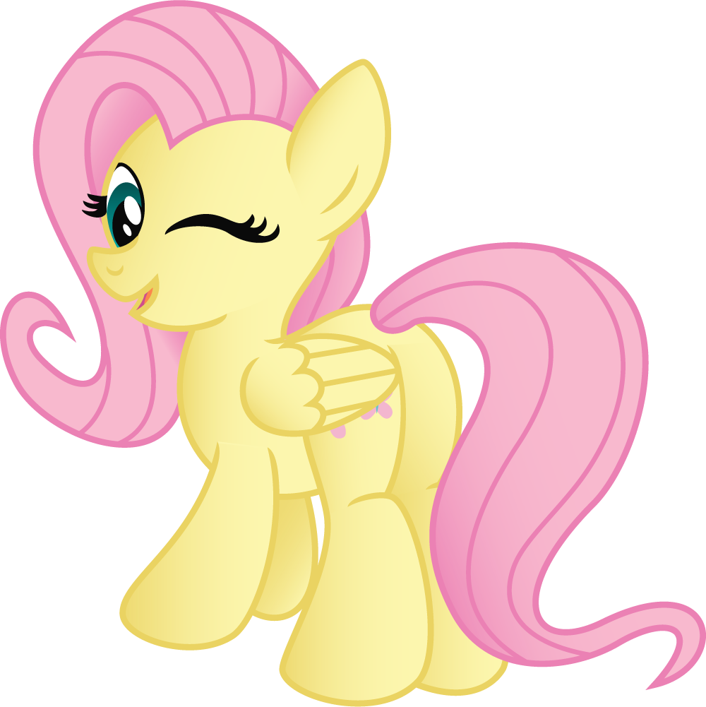 Fluttershy winking