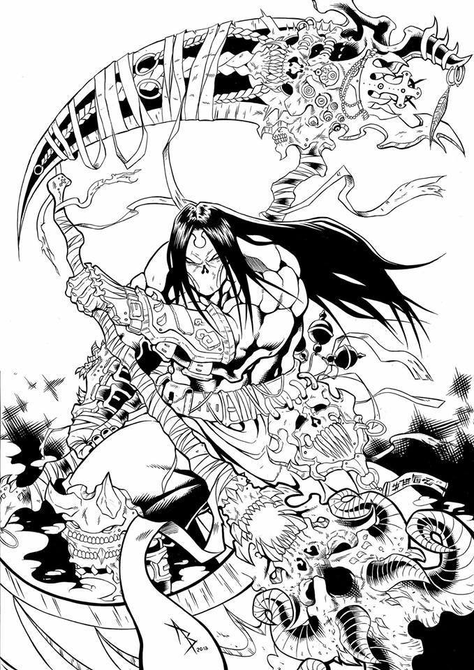 Death Ink Deviantart Death1-ink by Baldobaldari on DeviantArt