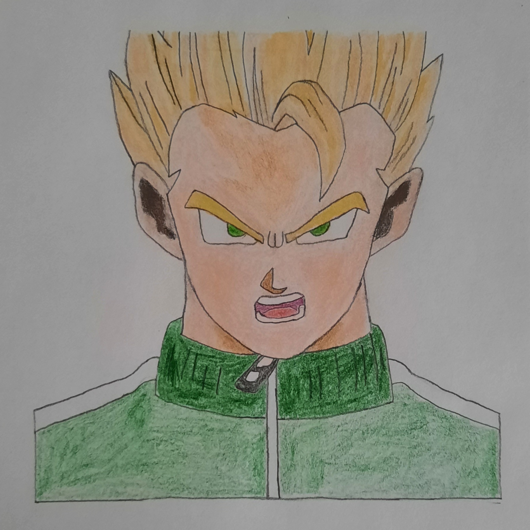 easy gohan drawings