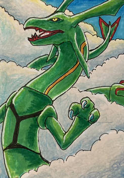 ACEO - Rayquaza