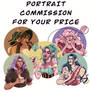 Portrait commission (For your price) 0.0