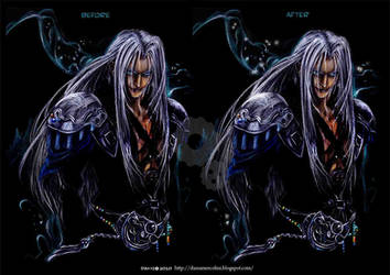 Sephiroth : Born in the dark (before/ after)