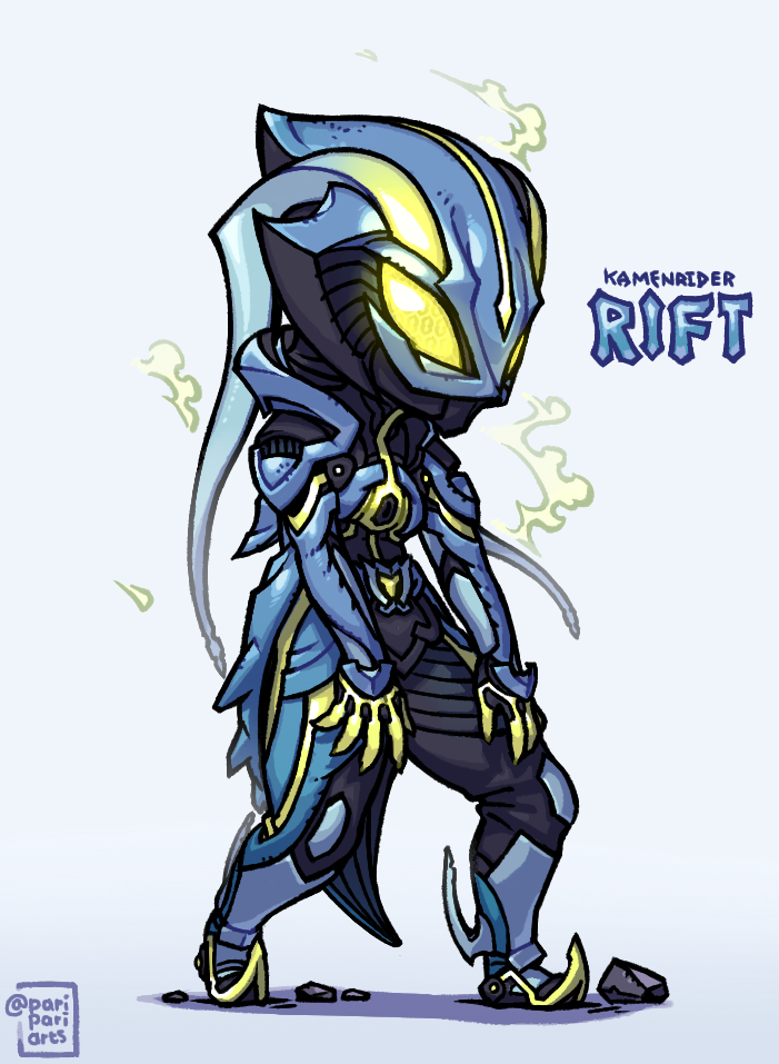 Kamen Rider Rift - Semichibi Design Commission by MeensArts on DeviantArt