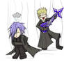 Zexion and Demyx Puppets