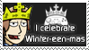 Winter-een-mas stamp by Wasik