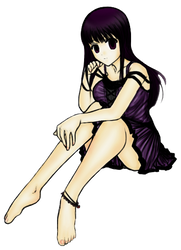 Violet Anime Girl