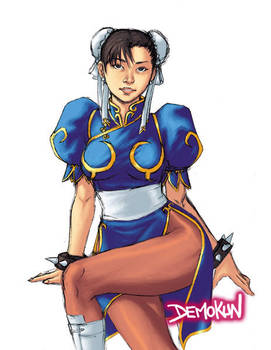 Beautiful Spring A.K.A. Chun Li By Demokun