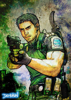 Chris Redfield By Demokun