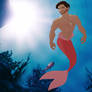 Myself Animated as a Merman (Salmon Tail)